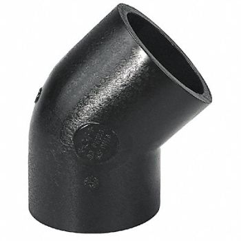 GRAINGER APPROVED Elbow 6 In Polyethylene, 22KA12