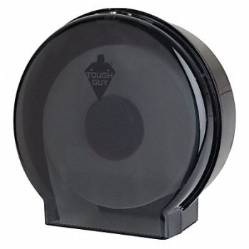 TOUGH GUY Toilet Paper Dispenser (1) Roll Plastic, 22LC63