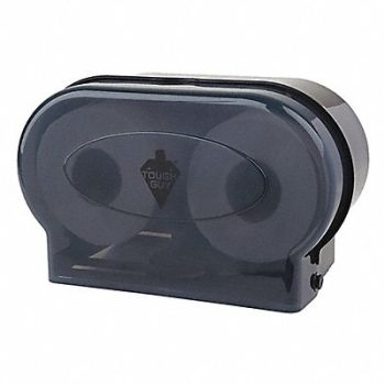 TOUGH GUY Toilet Paper Dispenser (2) Rolls Plastic, 22LC64