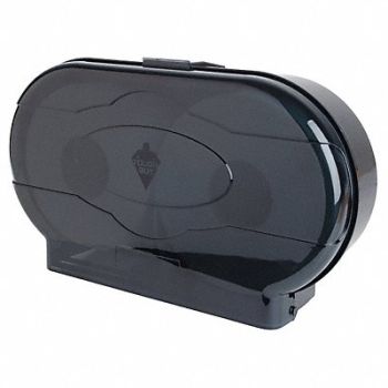 TOUGH GUY Toilet Paper Dispenser (2) Rolls Plastic, 22LC65