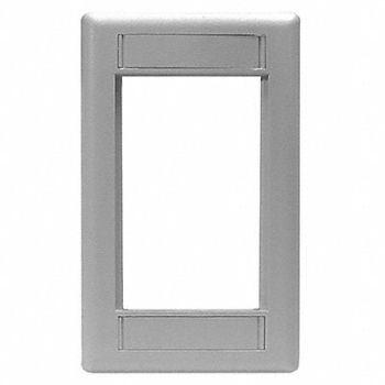 HUBBELL PREMISE WIRING IStation Plate Gray 3U, 22LU96