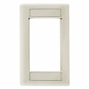 HUBBELL PREMISE WIRING IStation Plate Office White 3U, 22LU97
