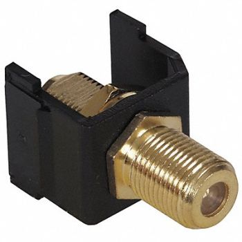 HUBBELL PREMISE WIRING Gold F Connect Black Gold F Connect, 22LV24
