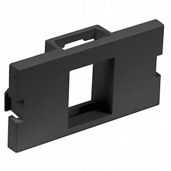 HUBBELL PREMISE WIRING IStation Module 1 Port Black UNLD, 22LW44