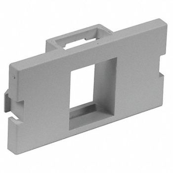 HUBBELL PREMISE WIRING IStation Module 1 Port Gray UNLD, 22LW46
