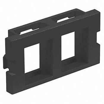 HUBBELL PREMISE WIRING IStation Module 2 Ports Black UNLD, 22LW57
