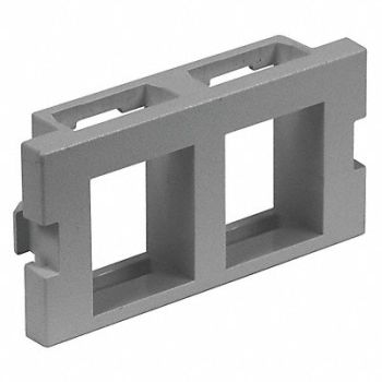 HUBBELL PREMISE WIRING IStation Module 2 Ports Gray UNLD, 22LW59