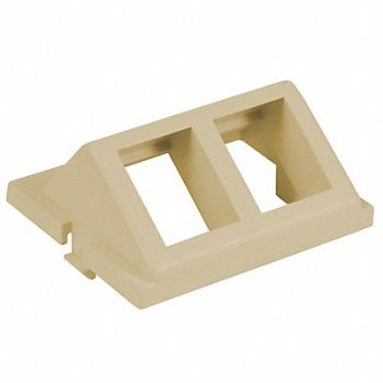 HUBBELL PREMISE WIRING IStation Module 2 Ports Ivory UNLD, 22LW65