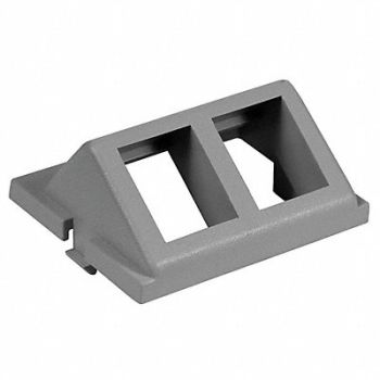 HUBBELL PREMISE WIRING IStation Module 2 Ports Gray UNLD, 22LW66