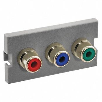 HUBBELL PREMISE WIRING IStation Module Gray RCA CMPO SDR, 22LW98