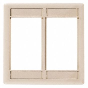 HUBBELL PREMISE WIRING IStation Plate Almond 6U, 22LX05