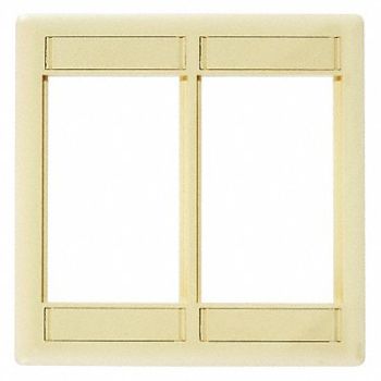 HUBBELL PREMISE WIRING IStation Plate Ivory 6U, 22LX06
