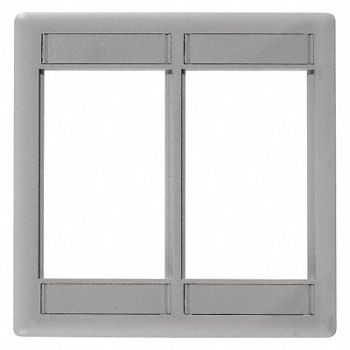 HUBBELL PREMISE WIRING IStation Plate Gray 6U, 22LX07