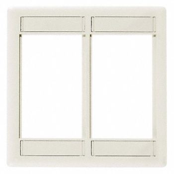HUBBELL PREMISE WIRING IStation Plate Office White 6U, 22LX08