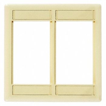 HUBBELL PREMISE WIRING IStation Plate Ivory 6U, 22LX09
