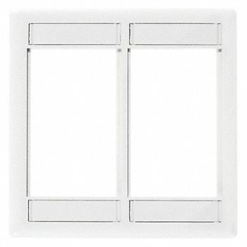 HUBBELL PREMISE WIRING IStation Plate White 6U, 22LX10