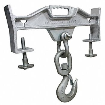 GRAINGER APPROVED Lifting Hook Dbl Fork Sgl Swivel 10000Lb, 22MW69