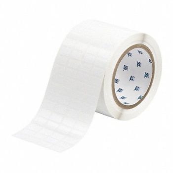 BRADY Therm Transfer Label Poly 0.375x0.7, 22MX76