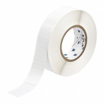 BRADY Therm Transfer Label Poly 0.25x1.25, 22MX77