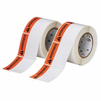BRADY Therm Transfer Label Poly 3x3, 22MY05