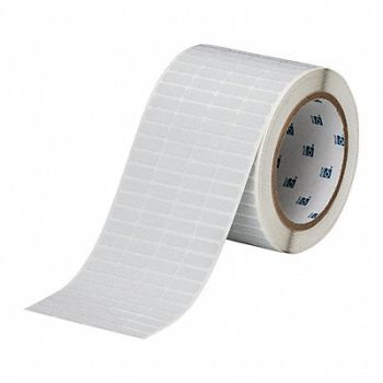 BRADY ThermTransLabel MetallizedPoly 0.25x0.75, 22MY30