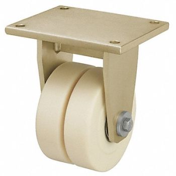 GRAINGER APPROVED Standard Plate Caster Rigid 3300 lb., 22N074