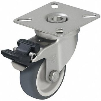 GRAINGER APPROVED Standard Plate Caster Swivel 165 lb., 22N119