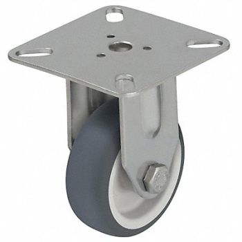 GRAINGER APPROVED Standard Plate Caster Rigid 110 lb., 22N120