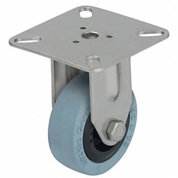 GRAINGER APPROVED Standard Plate Caster Rigid 130 lb., 22N127