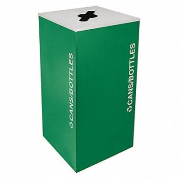 TOUGH GUY Recycling Container Green 36 gal., 22N305