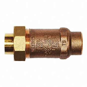 ZURN WILKINS Dual Check Valve Bronze 1 FNPT, 22N554