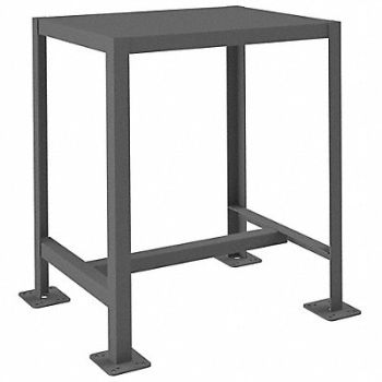 DURHAM MFG Fixed Work Table Steel 24 W 18 D, 22ND76