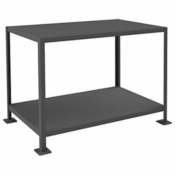 DURHAM MFG Fixed Work Table Steel 48 W 30 D, 22NE08