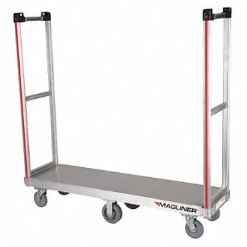 MAGLINER Twin Handle Platform Truck 1200 lb 60 In, 22NP38