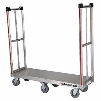 MAGLINER Twin Handle Platform Truck 1800 lb 60 In, 22NP39
