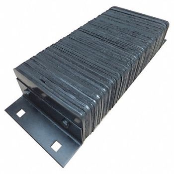 GRAINGER APPROVED Dock Bumper 26x4-1/2x10 in Rubber, 22NT84