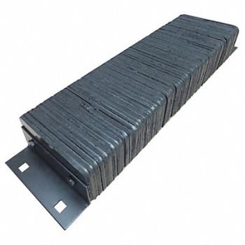GRAINGER APPROVED Dock Bumper 38x4-1/2x10 in Rubber, 22NT85