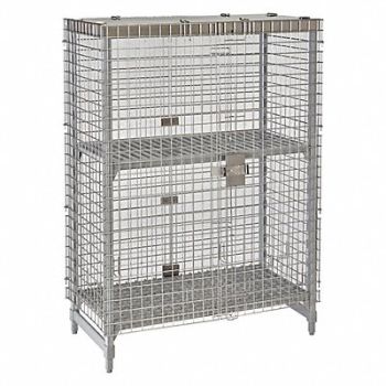 CAMBRO Stationary Security Unit 64-1/2 H Gray, 22NV16