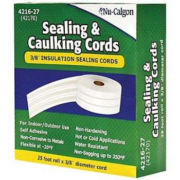 NU-CALGON Caulking Cord White, 22NV37