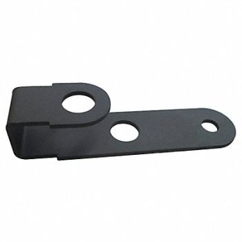 GRAINGER APPROVED Flashing Lamp/Flag Holder Black Wrinkle, 22NY05