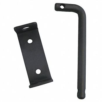 GRAINGER APPROVED Wall Mounting Kit Black Wrinkle, 22NY08