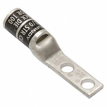 BURNDY TwoHoleLugCmprsnConn STD Black 13, 22P086