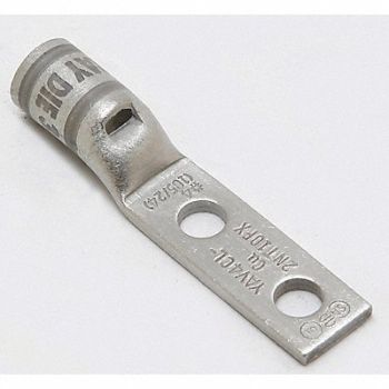 BURNDY TwoHoleLugCmprsnConn STD Gray 346/8, 22P093