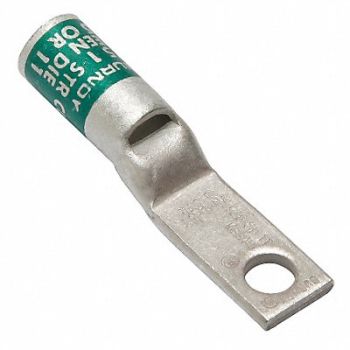 BURNDY OneHoleLugCmprsnConn STD Green 11/375, 22P095