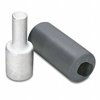 BURNDY CprAdtr Straight 296 Aluminum/Copper, 22P113