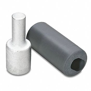 BURNDY CprAdtr Straight 296 Aluminum/Copper, 22P115