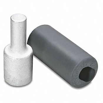 BURNDY CprAdtr Straight 296 Aluminum/Copper, 22P118