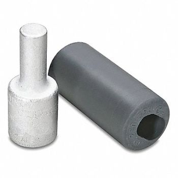 BURNDY CprAdtr Straight 299 Aluminum/Copper, 22P119