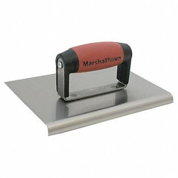 MARSHALLTOWN Hand Edger 6 x 4 In 3/8 In Radius SS, 22P280
