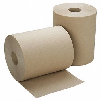 ABILITY ONE Paper Towel Roll Continuous Brown PK12, 22P475
